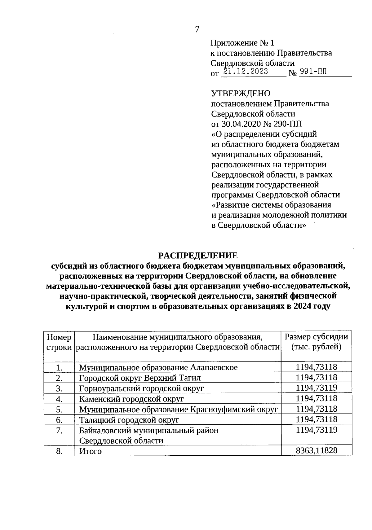 Увеличить